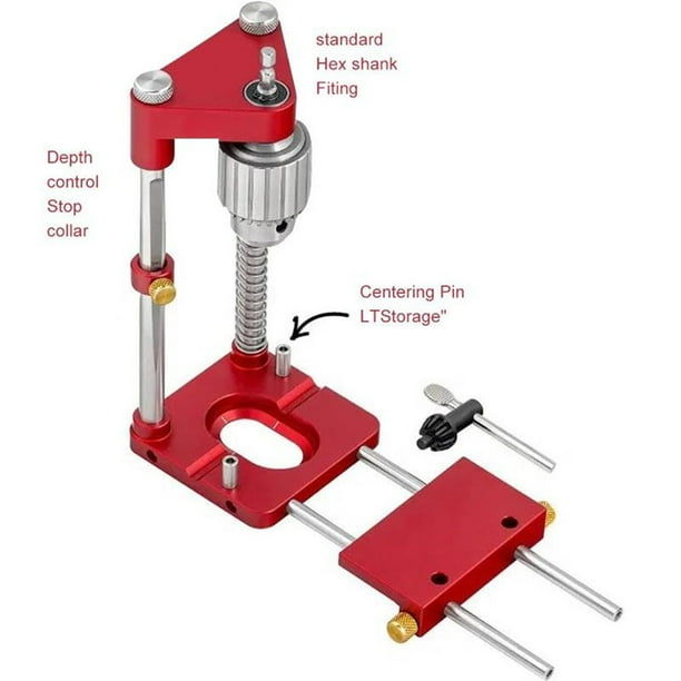 Woodworking Drill Locator Adjustable Punch Locator Drill Template Guide DE